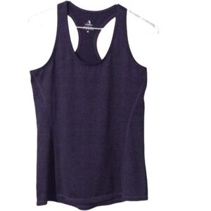 ICY ZONE Purple Activewear Racerback BODY Fit TANK Top Size MEDIUM